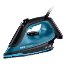 Lygintuvas - Braun TexStyle 5 2600W Garų Lygintuvas 50 g / min, 210 g / min Boost, Keraminė Padas Juodas, Mėlynas