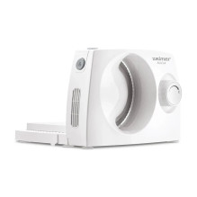 Elektrinė slicer - Zelmer ZFS1017 150W Nerūdijančio Plieno Peiliai, Reguliuojamas Storis Baltas Elektrinė slicer - Zelmer ZFS1017 150W Nerūdijančio Plieno Peiliai, Reguliuojamas Storis Baltas