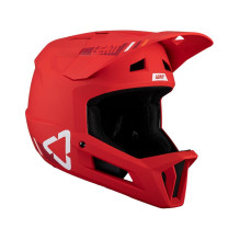 MTB Pilno Veido Šalmas - Leatt MTB Gravity 1.0 V24, 360° Turbine System, Dydis L, Raudona