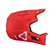 MTB Pilno Veido Šalmas - Leatt MTB Gravity 1.0 V24, 360° Turbine System, Dydis L, Raudona