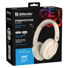 Belaidės Ausinės - Defender Freemotion B485, ANC, USB-C, 20-20,000 Hz, Bežinė Belaidės Ausinės - Defender Freemotion B485, ANC, USB-C, 20-20,000 Hz, Bežinė