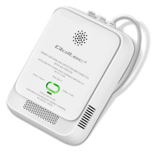 Dujų Nuotėkio Detektorius - Qoltec 52651 Natūralaus Dujų Nuotėkio Jutiklis, Wi-Fi, 85dB Signalas, Baltas Dujų Nuotėkio Detektorius - Qoltec 52651 Natūralaus Dujų Nuotėkio Jutiklis, Wi-Fi, 85dB Signalas, Baltas