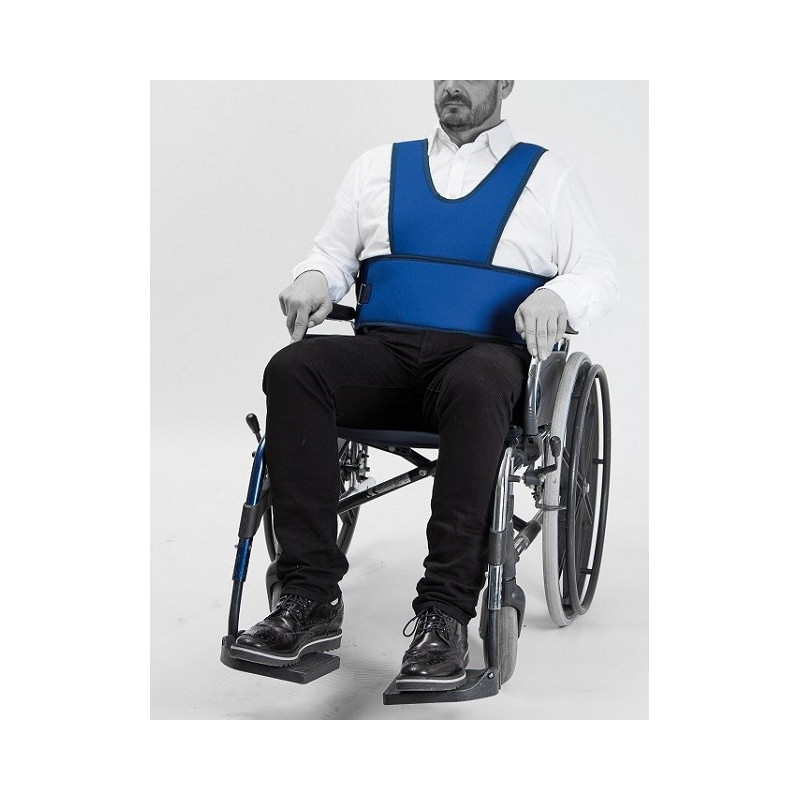Sveikata ir asmeninė priežiūra - Timago Velcro stabilizuojantis kaftanas 100-140 cm mėlynas
