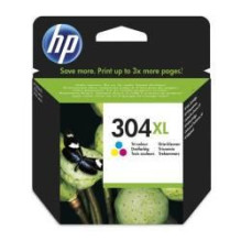 Rašalo kasetė - HP 304XL N9K07AE didelės talpos trijų spalvų