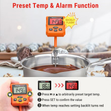 Skaitmeninis aliejaus ir saldainių termometras su zondu ThermoPro TP511