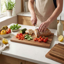 Salter BW14740 Acacia 3 Piece Chopping Board Set