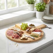 Salter BW14821 Toronto 12" Pizza Board &amp; Cutter Set