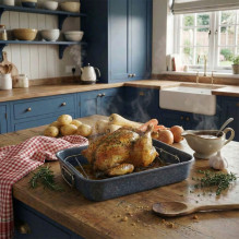 Russell Hobbs RH04097 Nightfall Stone Roaster And Rack