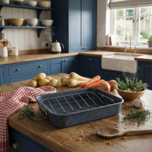 Russell Hobbs RH04097 Nightfall Stone Roaster And Rack