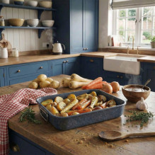 Russell Hobbs RH04097 Nightfall Stone Roaster And Rack