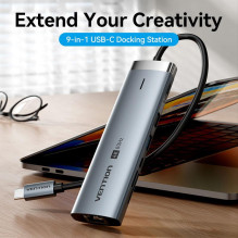 NB ACC DOCKING STATION 9IN1 / USB-C 0.15M TGVHB VENTION