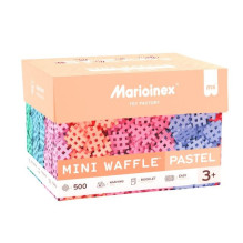 Marioinex Mini Waffle building blocks, 500 pieces, pastel colours Marioinex Mini Waffle building blocks, 500 pieces, pastel colours