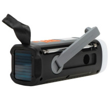 Adler AD 1920 Emergency radio Solar panel / Crank / Powerbank 4500 mAh Black Adler AD 1920 Emergency radio Solar panel / Crank / Powerbank 4500 mAh Black