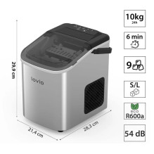 Lovio LVIM001SL Crystal Ice home ice maker
