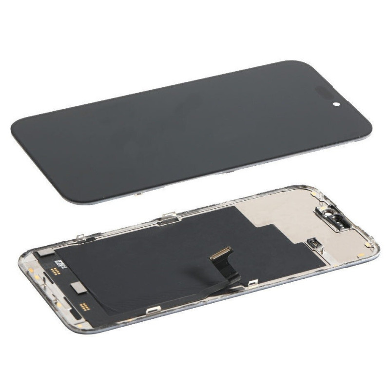 Ekranas skirtas iPhone 15 Pro Max su lietimui jautriu stikliuku originalus (Pairable) (used Grade A)