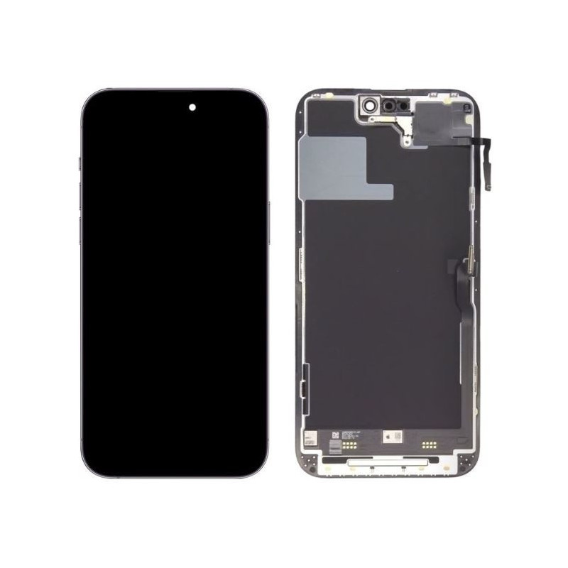 Ekranas skirtas iPhone 14 Pro Max su lietimui jautriu stikliuku originalus (Pairable) (used Grade A)
