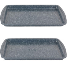 Russell Hobbs RH03858 Nightfall Stone Baking Tray 2 Pack