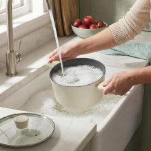 Russell Hobbs RH03877C Cote 24 cm Stockpot, Cream