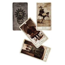 Taro Kortos - Horror Circus Taro 78 Kortų Gidas 120x65mm Taro Kortos - Horror Circus Taro 78 Kortų Gidas 120x65mm