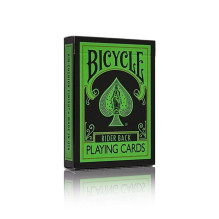 Playing cards - Bicycle Rider Back Reverse (plastic, 52 cards, black) Playing cards - Bicycle Rider Back Reverse (plastic, 52 cards, black)