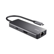 Trust Dalyx - 6-in-1 USB-C Multi-Port Adapter, 1000 Mbit / s (silver) Trust Dalyx - 6-in-1 USB-C Multi-Port Adapter, 1000 Mbit / s (silver)