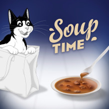 PURINA Felix Original Soup Time Box Fish - wet cat food - 6x48g