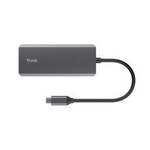 „Trust Dalyx“ – 6 viename USB-C kelių prievadų adapteris, 1000 Mb/s (sidabrinis)