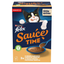 PURINA Felix Sauce Time - wet cat food - 6x40g PURINA Felix Sauce Time - wet cat food - 6x40g