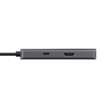 „Trust Dalyx“ – 6 viename USB-C kelių prievadų adapteris, 1000 Mb/s (sidabrinis)