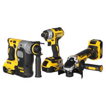 Elektrinių įrankių rinkinys DEWALT DCK305P3T (DCF887+DCH273+DCG405)