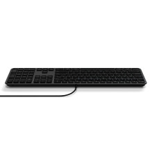 Laidinė klaviatūra USB A / USB C QWERTY dviguba (Mac / Windows) Satechi Slim LX3 laidinė, juoda Laidinė klaviatūra USB A / USB C QWERTY dviguba (Mac / Windows) Satechi Slim LX3 laidinė, juoda