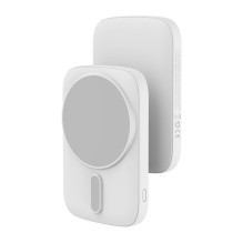 Powerbank compatible with MagSafe Blue Star Slim DG-P8 15W 5000 mAh biały Powerbank compatible with MagSafe Blue Star Slim DG-P8 15W 5000 mAh biały