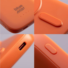 Powerbank compatible with MagSafe Blue Star Slim DG-P8 15W 5000 mAh orange Powerbank compatible with MagSafe Blue Star Slim DG-P8 15W 5000 mAh orange