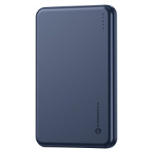 Powerbank compatible with MagSafe Forcell F-Energy Slim F5K9 QC4.0 PD3.0 15W 5000 mAh navy blue