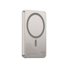 Išorinė baterija, suderinama su „MagSafe Forcell F-Energy Slim F5K9 QC4.0 PD3.0 15W 5000 mAh“ debesų šokėja Išorinė baterija, suderinama su „MagSafe Forcell F-Energy Slim F5K9 QC4.0 PD3.0 15W 5000 mAh“ debesų šokėja
