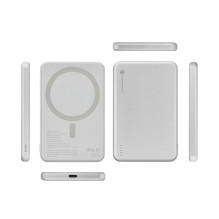 Išorinė baterija, suderinama su „MagSafe Forcell F-Energy Slim F5K9 QC4.0 PD3.0 15W 5000 mAh“ debesų šokėja Išorinė baterija, suderinama su „MagSafe Forcell F-Energy Slim F5K9 QC4.0 PD3.0 15W 5000 mAh“ debesų šokėja