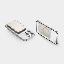 Išorinė baterija, suderinama su „MagSafe Forcell F-Energy Slim F5K9 QC4.0 PD3.0 15W 5000 mAh“ debesų šokėja Išorinė baterija, suderinama su „MagSafe Forcell F-Energy Slim F5K9 QC4.0 PD3.0 15W 5000 mAh“ debesų šokėja