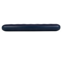 Inflatable double travel mattress with velvet finish + inflating pump 67002 blue Inflatable double travel mattress with velvet finish + inflating pump 67002 blue