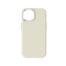 Case for iPhone 15 Forcell F-Protect Frame Premium compatible with Magsafe antique white Case for iPhone 15 Forcell F-Protect Frame Premium compatible with Magsafe antique white