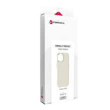 Case for iPhone 15 Forcell F-Protect Frame Premium compatible with Magsafe antique white Case for iPhone 15 Forcell F-Protect Frame Premium compatible with Magsafe antique white