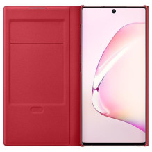 Samsung Galaxy Note 10 LED View Cover Red Samsung Galaxy Note 10 LED View Cover Red