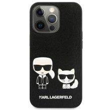 Karl Lagerfeld Apple iPhone 13 Pro Choupette PU Leather Case Black