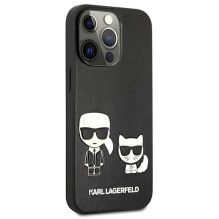 Karl Lagerfeld Apple iPhone 13 Pro Choupette PU Leather Case Black