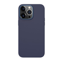 „Evelatus Apple iPhone 13 Pro“ natūralios odos dėklas, mėlynas, su „MagSafe“ sąsaja.