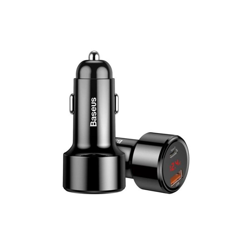 Baseus Magic Series PPS - car charger Quick Charge 4.0+ / QC3.0 45W 6A black (CCMLC20C-01) Black