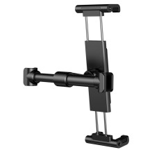 Baseus Baseus Backseat Car Mount SUHZ-01 Car Headrest Holder for Tablets / Smartphones 4.7-12.9" - Black