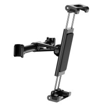Baseus Baseus Backseat Car Mount SUHZ-01 Car Headrest Holder for Tablets / Smartphones 4.7-12.9" - Black