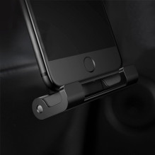 Baseus Baseus Backseat Car Mount SUHZ-01 Car Headrest Holder for Tablets / Smartphones 4.7-12.9" - Black