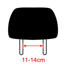 Baseus Baseus Backseat Car Mount SUHZ-01 Car Headrest Holder for Tablets / Smartphones 4.7-12.9" - Black