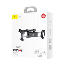 Baseus Baseus Backseat Car Mount SUHZ-01 Car Headrest Holder for Tablets / Smartphones 4.7-12.9" - Black
